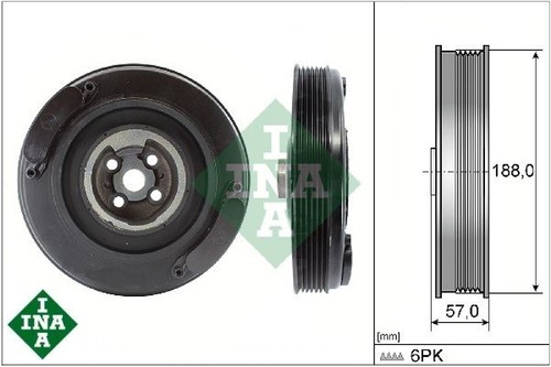 Ina 544000210 riemenscheibe - ina,