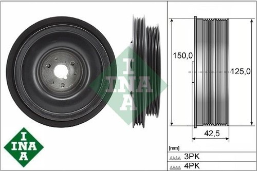 Ina 544016110 riemenscheibe - ina,