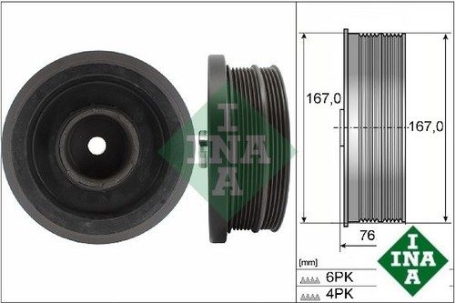 Ina 544008210 riemenscheibe - 544008210,